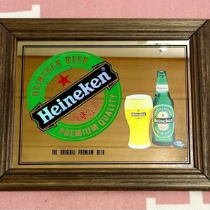 Heineken ミラー 壁掛けミラー パブミラー アメリカン雑貨