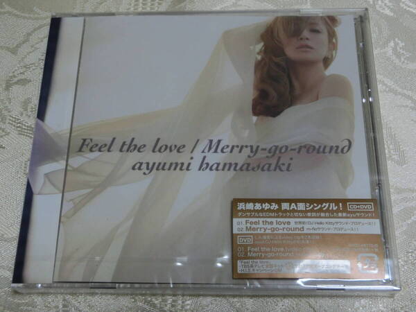 浜崎あゆみ Feel the love / Merry-go-round (CD+DVD) 未開封