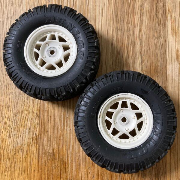 Kyosho 1/10 RC DUNLOP tire wheel 15.50-15 京商 ラジコン ダンロップ タイヤホイール