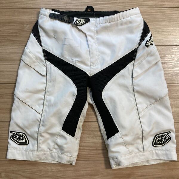 Troy Lee Designs pants トロイリーデザインズ オフロード モトクロス バイク MX ハーフパンツ 短パン 32size 生地ダメージ 汚れ