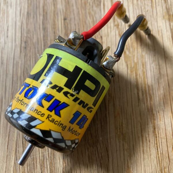 HPI racing stock vintage motor 14T 1/10 RC レーシング ストック モーター ラジコン 作動品