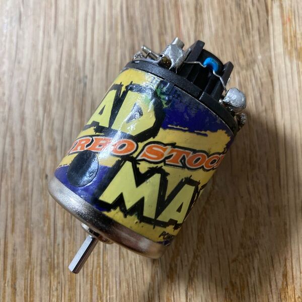 MAD MAX TURBO STOCK vintage motor 1/10 RC マッドマックス ストック ラジコン モーター T不明 作動未確認