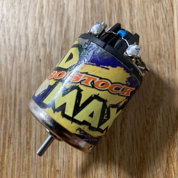 MAD MAX TURBO STOCK vintage motor 1/10 RC マッドマックス ストック ラジコン モーター T不明 作動未確認 ②