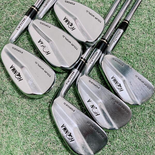 HONMA ホンマ TW717M アイアンセット 6本 5-P ダイナミックゴールド S200 マッスルバック 男性 右利き