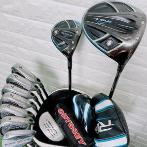 ゴルフクラブセット Callaway キャロウェイ ROGUE STAR X-16 10本 キャディバッグ付き 男性 右利き スチールシャフト 初心者