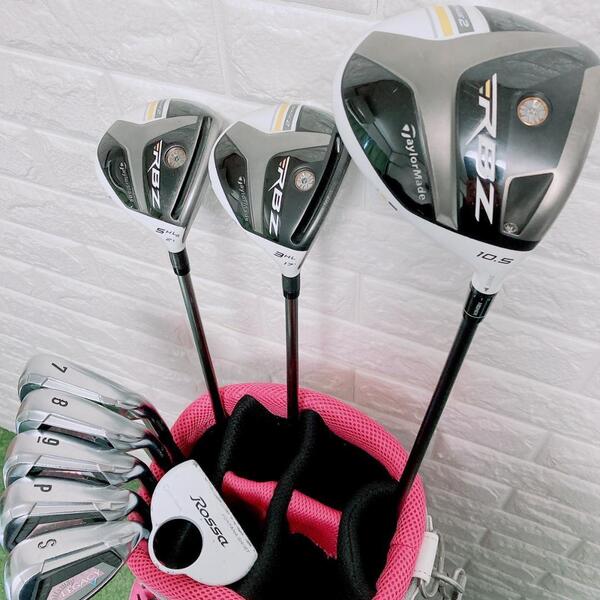 レディース ゴルフクラブセット テーラーメイド RBZ Callaway LEGACY 9本 初心者 女性 右利き フレックスL