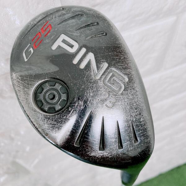 ゴルフクラブ PING ピン G25 ユーティリティ 23° TFC360H フレックスSR ハイブリッド 初心者