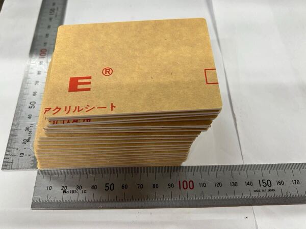 アクリル板 カベ白 R付 厚み2mm 端材20枚