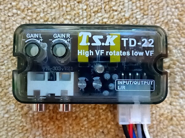 tsk TD-22コンバーターアダプターツイーター 動作未確認