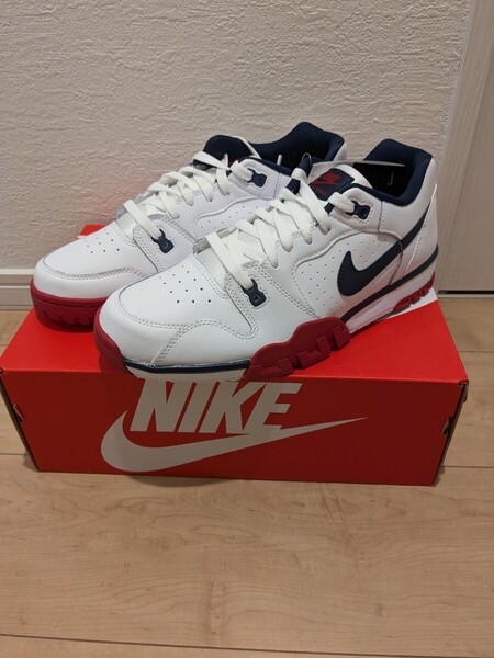 NIKE 28.5cm クロストレーナー ナイキ CROSS TRAINER LOW レザー カジュアル シューズ スニーカー 靴 白 9182 送料無料