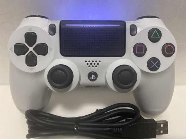 【送料無料】PS4 純正コントローラ/デュアルショック4 ★グレイシャーホワイト★DUALSHOCK4⑨