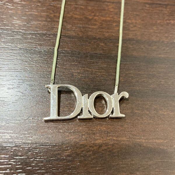 Christian Dior クリスチャンディオール アクセサリー ネックレス ロゴ シルバーカラー チョーカー レディース ファッション 人気