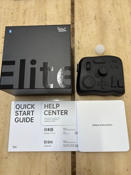 Tour Box Elite 左手デバイス クラシックブラック Bluetooth 5.0搭載 カスタマイズキーボードショートカット 触覚フィードバック 1