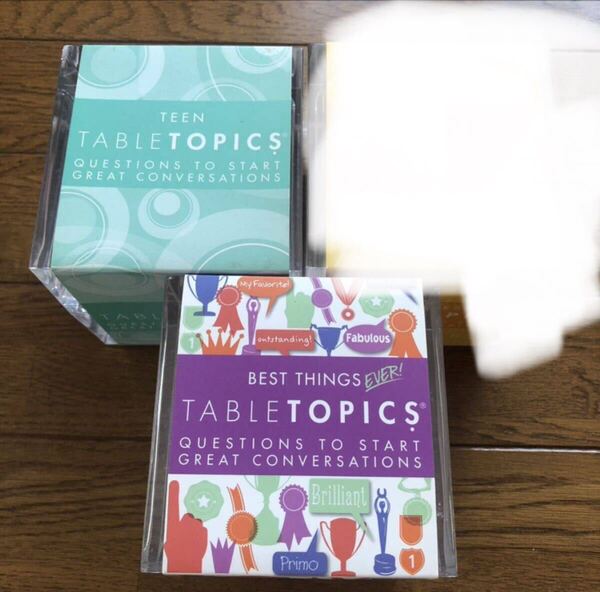 Table Topics 英語 質問カード 135枚 コミュニケーション 2種類