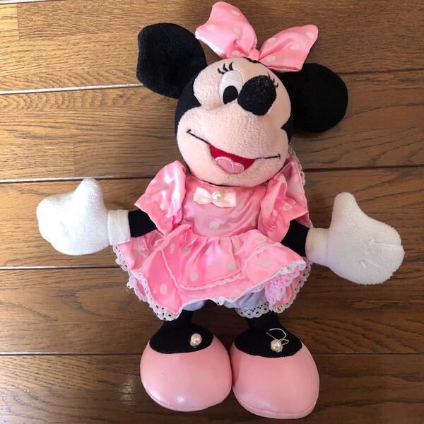 ミニーマウス ぬいぐるみ ドレス ピンク ディズニー