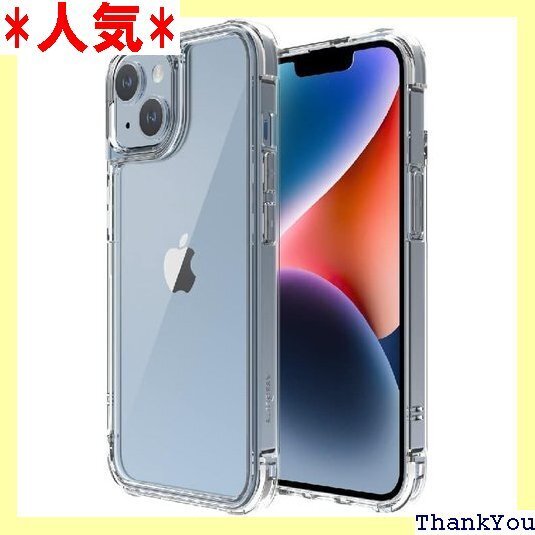 ABSOLUTE・LINKASE AIR/ゴリラガラスiPhoneケース クリア iPhone 14/13 307