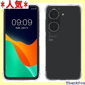 kwmobile クリスタル ケース ASUS Zen ス コーナー保護付き - 超薄 スマホ カバー透明 対応 382