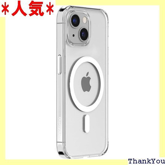motomo iPhone 15 用 ケース Mags ンケース 背面カバー MT26147i15 クリア 国内 440