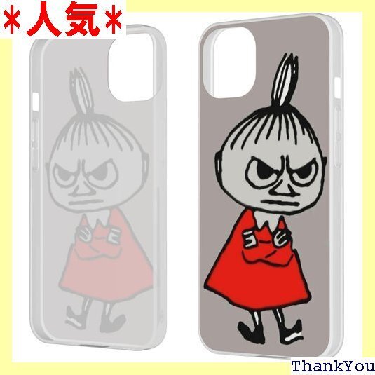 ムーミンiphone12mini ケース シリコン T 充電 衝撃吸収 HQTPU フィット感 クリア カバー 443