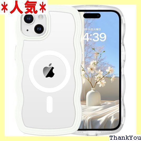 DOMAVER iPhone 15 ケース Magsa ス アイフォン 15 スマホカバー 6.1インチ クリア 647