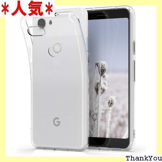kwmobile Google Pixel 3a対応 ス - クリア TPUケース スリム 保護 耐衝撃 透明 54