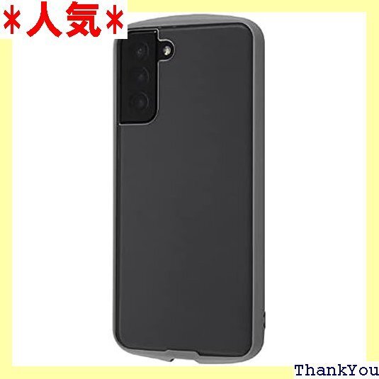 レイ・アウト Galaxy S21+ 5G 耐衝撃ハイブリッドケース Puffull/クリア/グレー 166