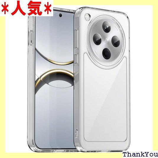 OPPO Find X8 用 ケース クリア 耐衝撃 薄型 黄変防止 滑り防止 透明 15-FindX8-01 856