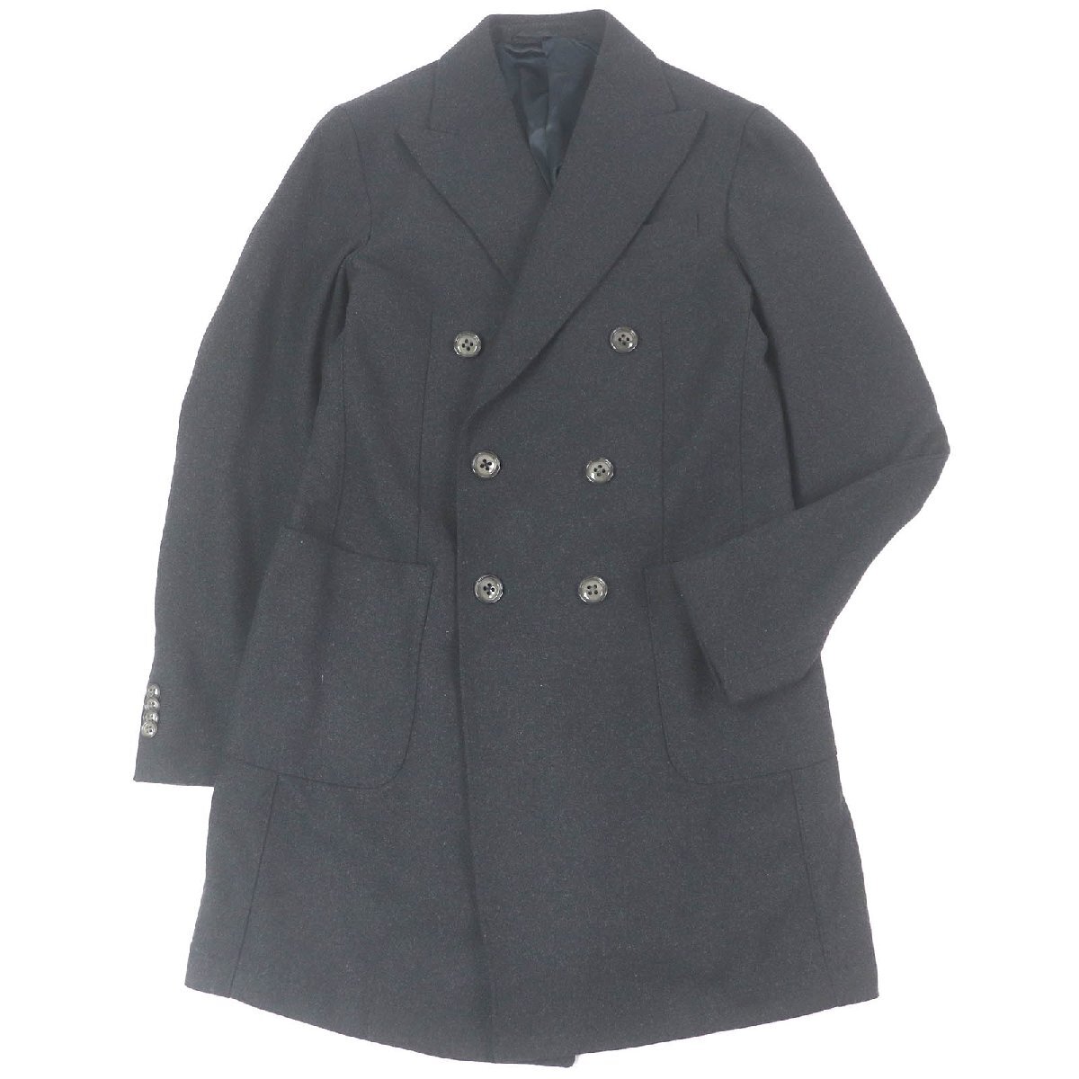 美品　定価40万　マッキントッシュ　ウールライニング　レザーチェスターコート 美品 定価40万 マッキントッシュ ウールライニング レザー