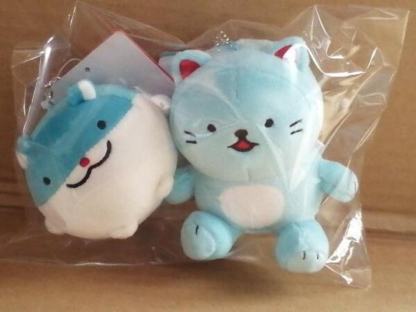 ラムねこ / しゅうチュー マスコット ぬいぐるみ キーホルダー 森永ラムネ 森永製菓