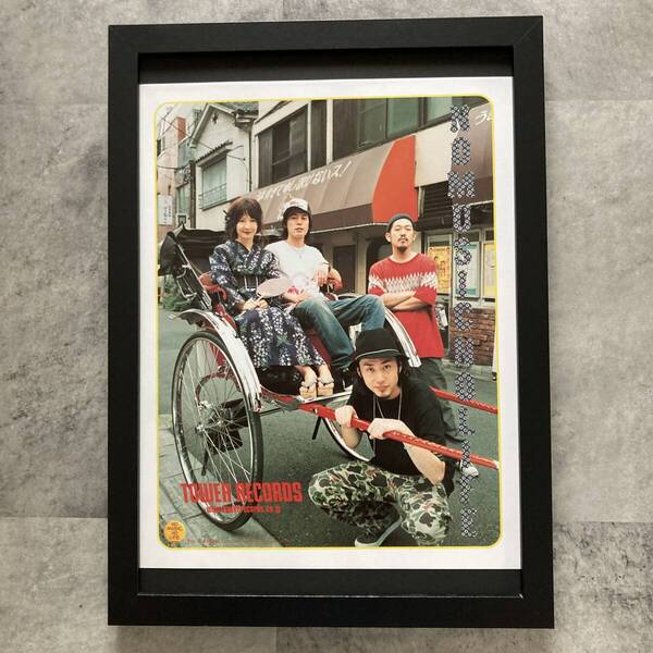 ●額装品 ACIDMAN YOU タワレコ A4サイズ額入り NO MUSIC NO LIFE 貴重広告 ポスター風 アートフレーム 送料無料 T205