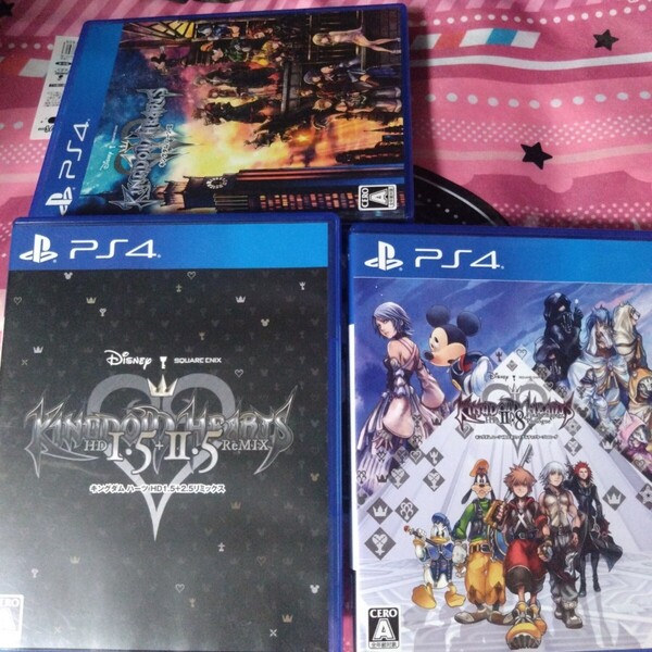 説明注意 PS4 キングダムハーツ1.5+2.5 キングダムハーツ2.8 キングダムハーツ3 セット