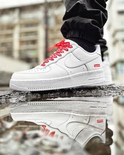 送料無料 28cm 白 Supreme Nike Air Force 1 Low White シュプリーム ナイキ エアフォース1 US10 AF1 ボックスロゴ box logo 新品未使用