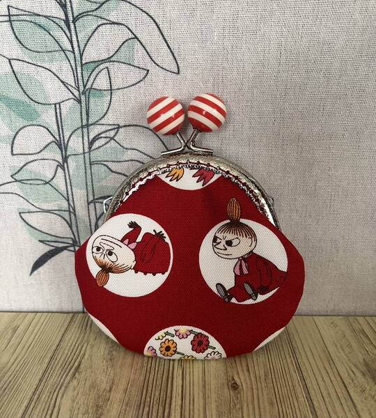 小さめがま口 / ポーチ / 財布 / 小物入れ / ハンドメイド ☆ リトルミイ・465