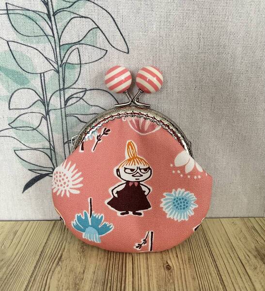 小さめがま口 / ポーチ / 財布 / 小物入れ / ハンドメイド ☆ リトルミイ・469