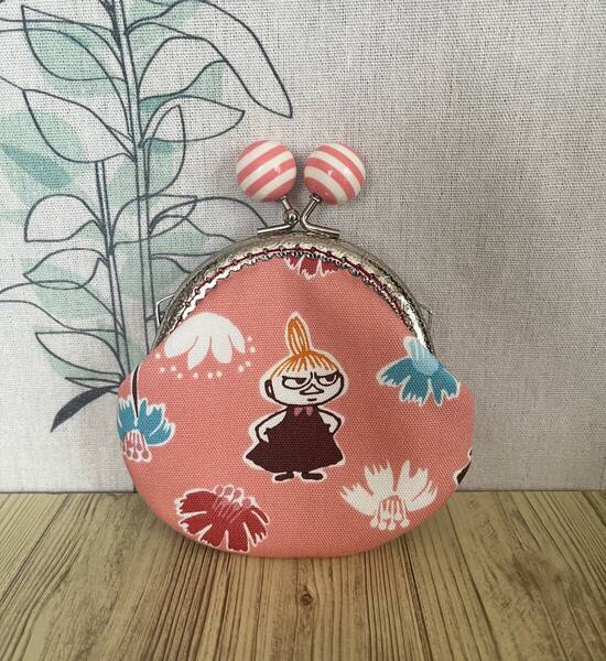 小さめがま口 / ポーチ / 財布 / 小物入れ / ハンドメイド ☆ リトルミイ・468