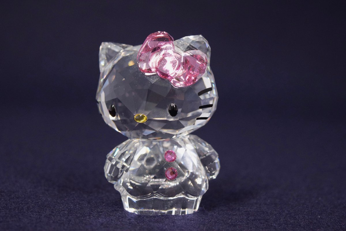 感謝の声続々！ Yahoo!オークション -「スワロフスキー キティ」(スワロフスキー 工芸品