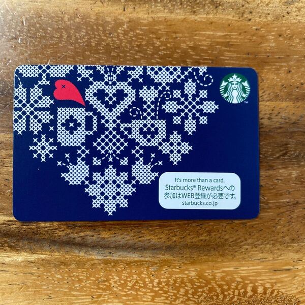 【残高0円】PIN番号削り済み★クロスステッチ★スターバックスカード★スターバックス★スタバカード★スタバ★STARBUCKS★