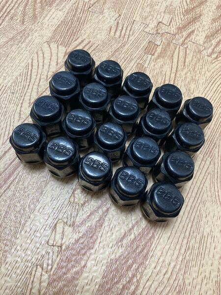 送料出品者負担 BBS 中古ナット M12 P1.5 30mm ブラック ロング 20個 トヨタ レクサス ホンダ 袋ナット RI-S RN LM LM-R RE-V RI-A RF RE-L