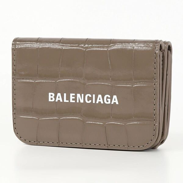 バレンシアガ 三つ折り財布 593813 1LRR3 1260 CASH レザー BALENCIAGA レザー 財布 コンパクトウォレット ミニウォレット