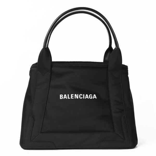 バレンシアガ トートバッグ NAVY CABAS S 339933 ハンドバッグ ブラック系 BALENCIAGA ハンドバッグ 黒 ネイビーカバスS バッグ ブラック