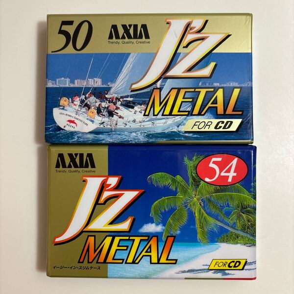 カセットテープ メタルポジション AXIA J’z METAL 50分1本・54分1本(合計2本)