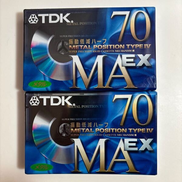 カセットテープ メタルポジション TDK MA-EX 70分2本(#1)
