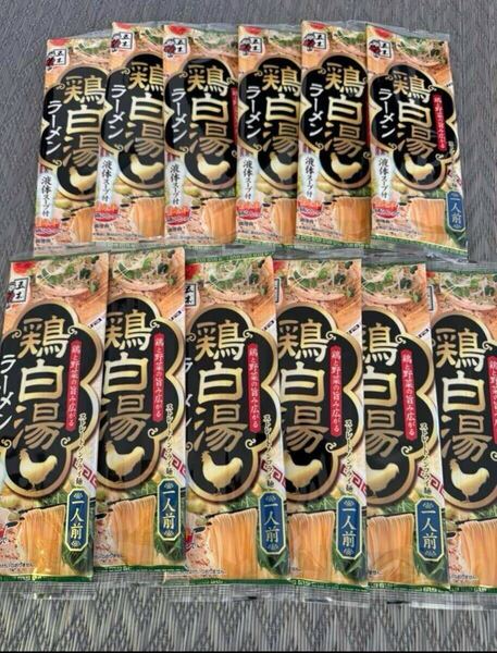 五木食品 鶏白湯ラーメン 12食 12人前