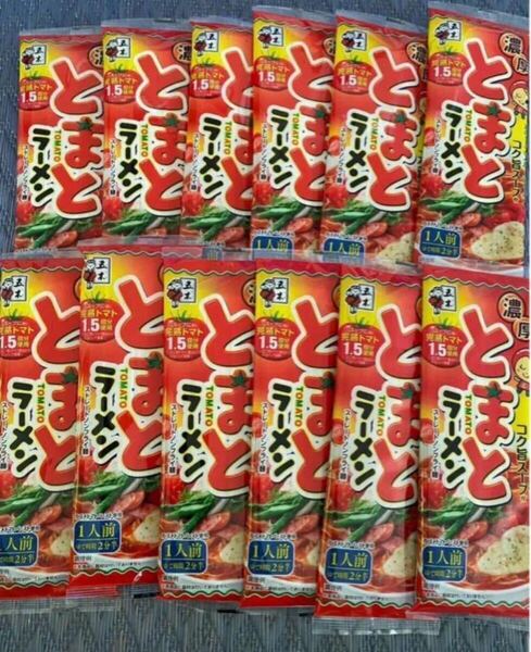 五木食品 濃厚とまとラーメン インスタントラーメン 棒ラーメン 12袋セット