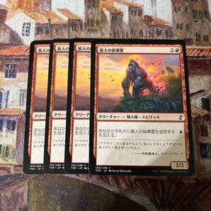 MTG 猿人の指導霊 日本語4枚セット