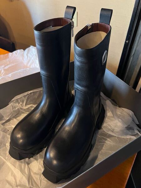 新品未使用 CREEPER BOZO TRACTOR 99 Rick Owens リックオウエンス ブーツ 41サイズ ブラック 付属品完備