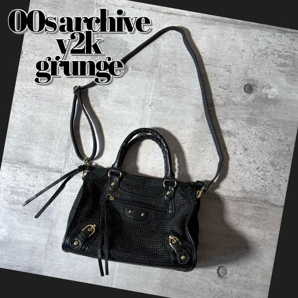00s archive 2way handbag shoulder y2k