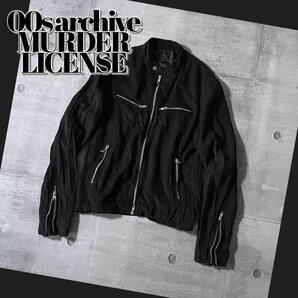 00s archive MURDER LICENSE ライダースジャケットy2k