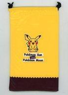 中古雑貨 ピカチュウ(イエロー) オリジナルマイクロファイバーポーチ 「3DSソフト ポケットモンスター サン」 A