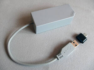 ☆★ 任天堂 Nintendo Wii WiiU Switch(スイッチ) LANアダプタ RVL-015 インターネット接続 Mac,Windows,スマホも USB周辺機器 Wii U ☆★